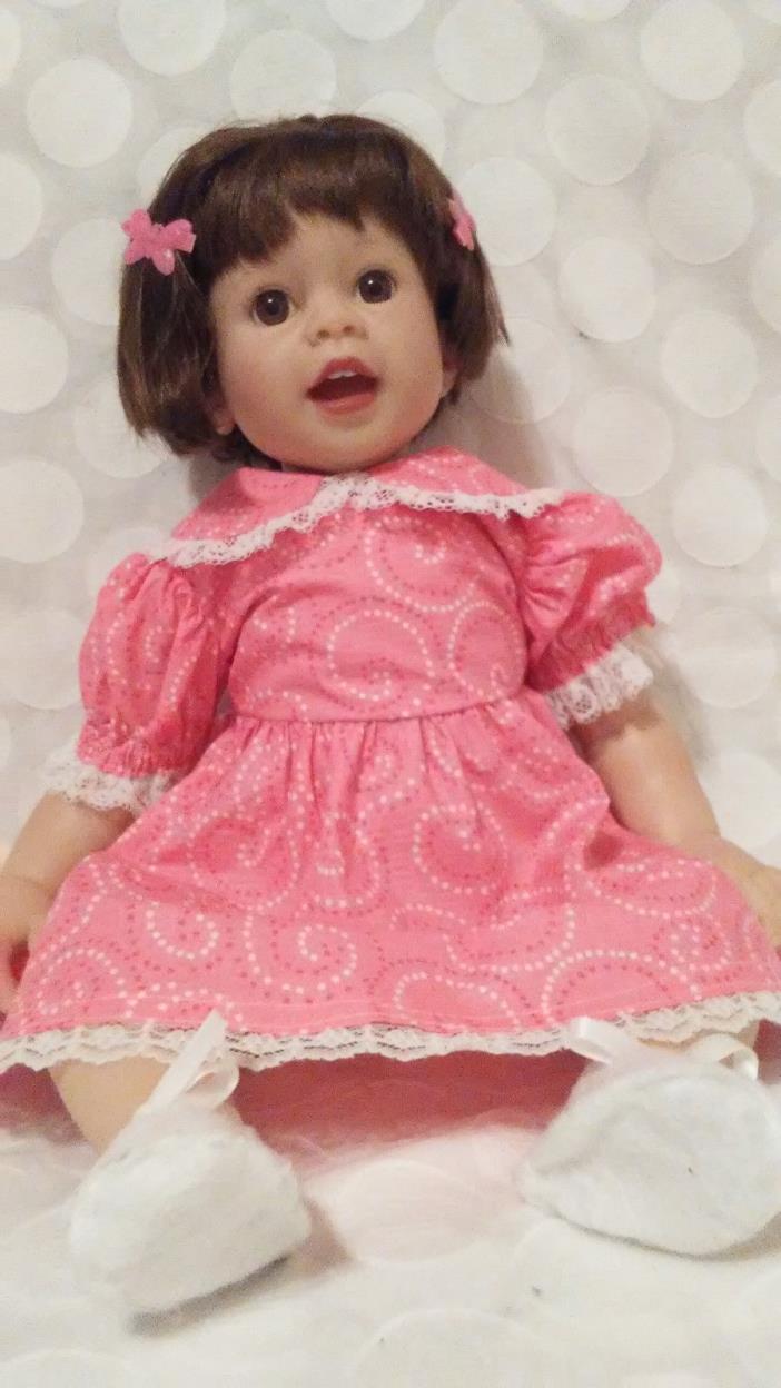 LEE MIDDLETON 18' BEAUTIFUL OPEN MOUTH JOINTED BABY DOLL