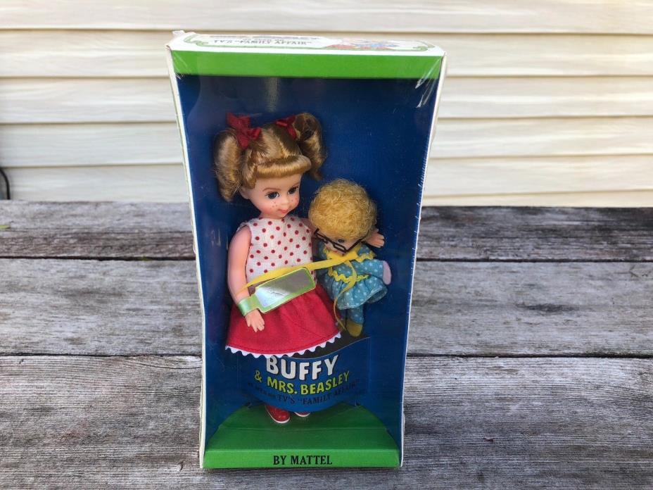 VTG 1967 Mattel Buffy & Mrs Beasley Doll Family Affair MIB Sealed