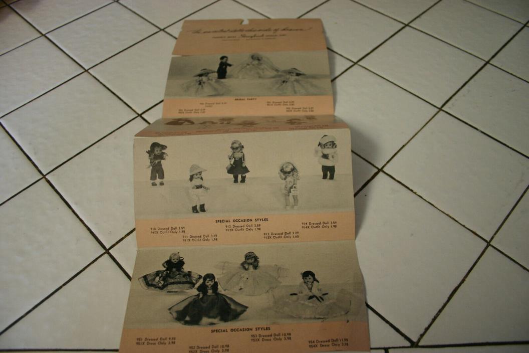 Nancy Ann Storybook Doll B&W Photos of 53 Different Muffie Dolls Sweetest Dolls