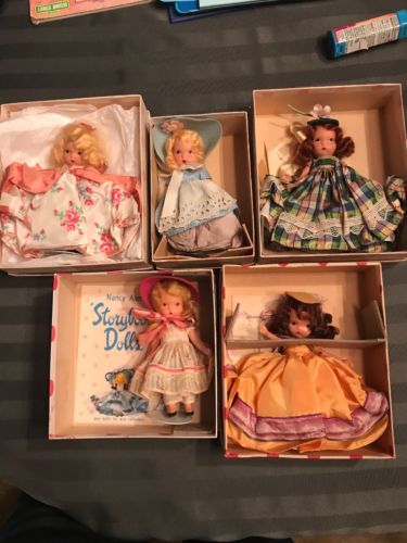 Nancy Ann Doll LOT 5 Dolls In Box 179 110 174 119 56 EXCELLENT VINTAGE C