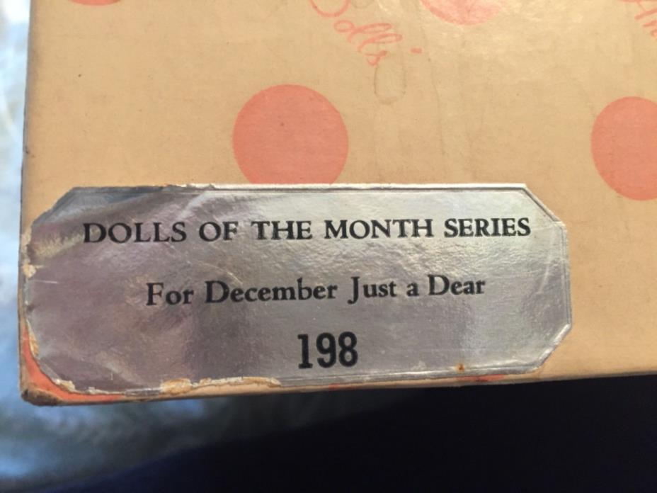 Nancy Ann Storybook Doll ~ #198 December ~ Retired