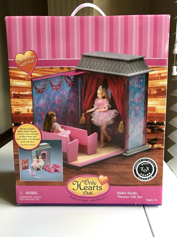 NEW SEALED Only Hearts Club Ballet Studio Theater GIFT SET 2 Dolls 3 Outfit BOOK