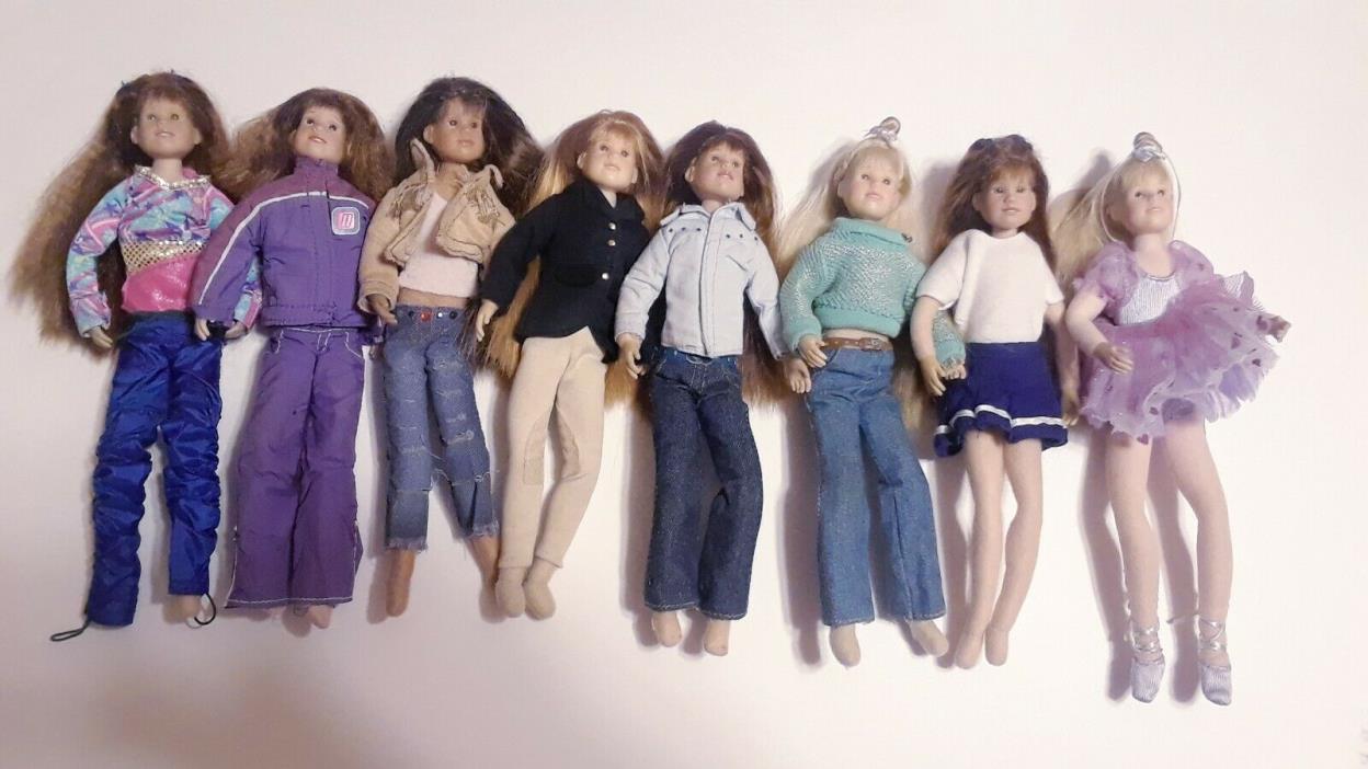 Lot of 8 Only Hearts Club Dolls 9