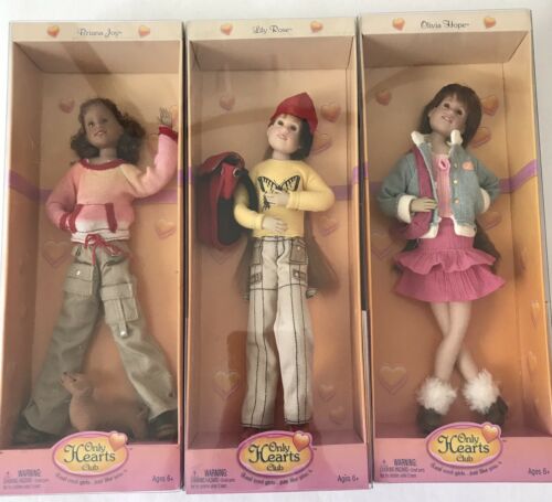 Only Hearts Club Briana Joy, Lily Rose & Olivia Hope. New In Box