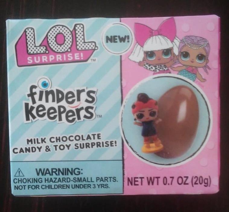 *HARD TO FIND* LOL Surprise Finders Keepers Milk Chocolate Candy & Toy Surprise
