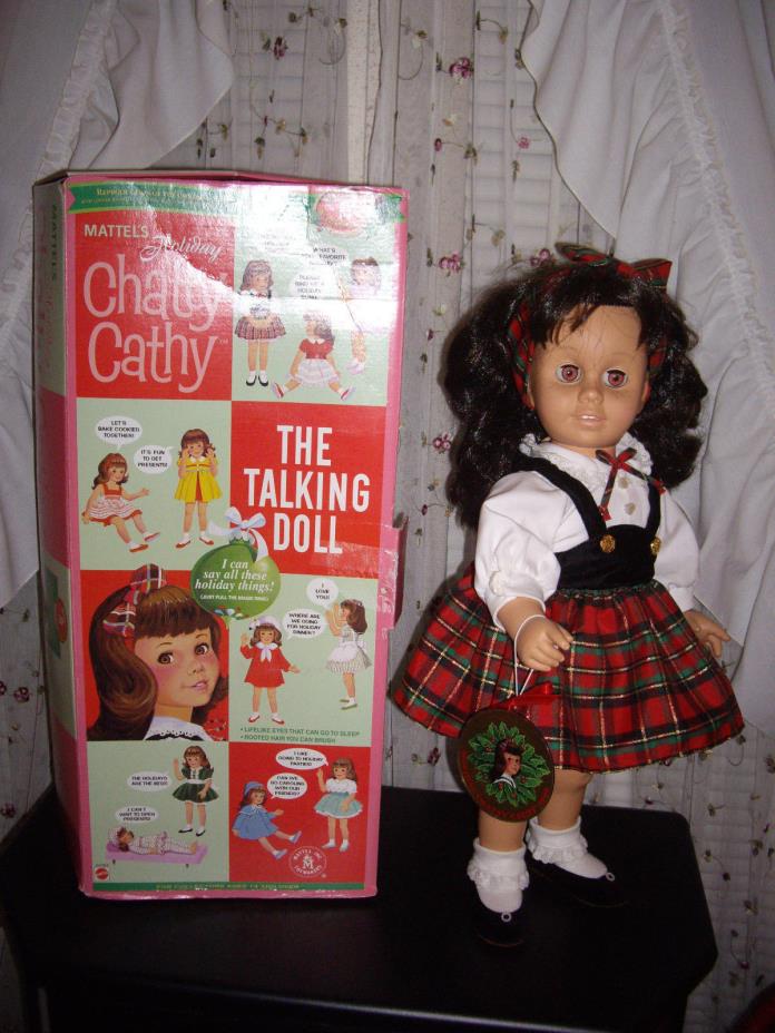 Christmas Chatty Cathy RARE 1999 HOLIDAY TALKING Doll New in Box!!