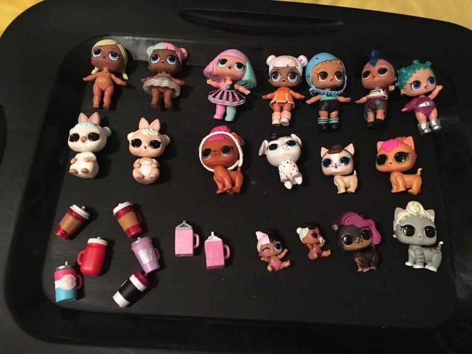 LOL Surprise Doll Lot Of Dolls & Pets USED AS IS