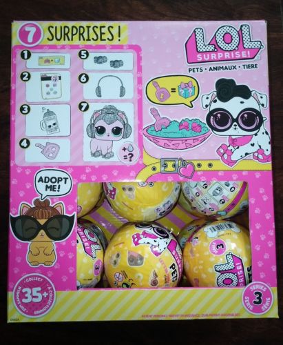 LOL Surprise PETS, Series 3 Wave 2, 18 Balls, Brand New and Authentic