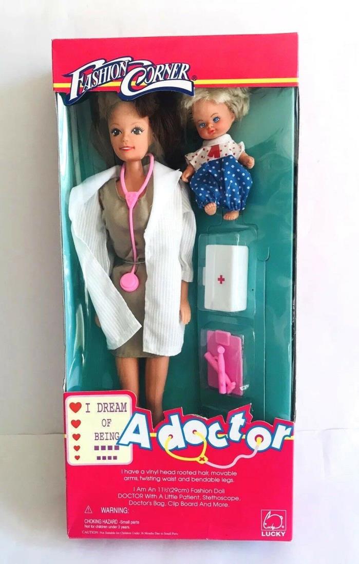 1999 Fashion Corner A Doctor Doll By Lucky New Vintage RARE 11.5