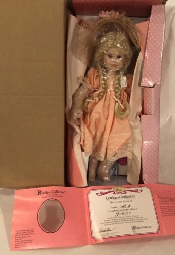 Paradise Galleries Treasury Collection Premiere Edition Porcelain Doll Jennifer