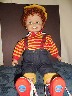VINTAGE 1986 PLAYMATES CORKY DOLL 4 CASSETTES BACKPACK 2 BOOKS