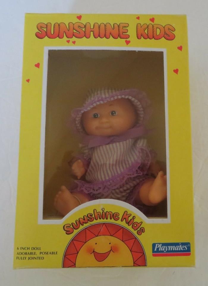 RARE VINTAGE 1981 PLAYMATES SUNSHINE KIDS 6 INCH POSABLE DOLL NRFB
