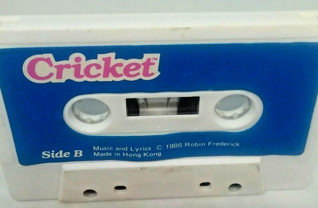 Vintage Talking Cricket  Tapes Vtg 1986