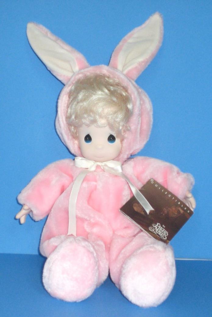 Precious Moments Heather Doll In Pink Easter Bunny Rabbit Suit Costume 16” #1708