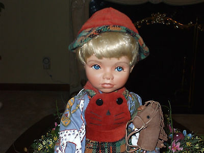 THE ALPINE BOY-PORCELIAN DOLL OF CHILDREN OF THE WORLD SERIES ONE