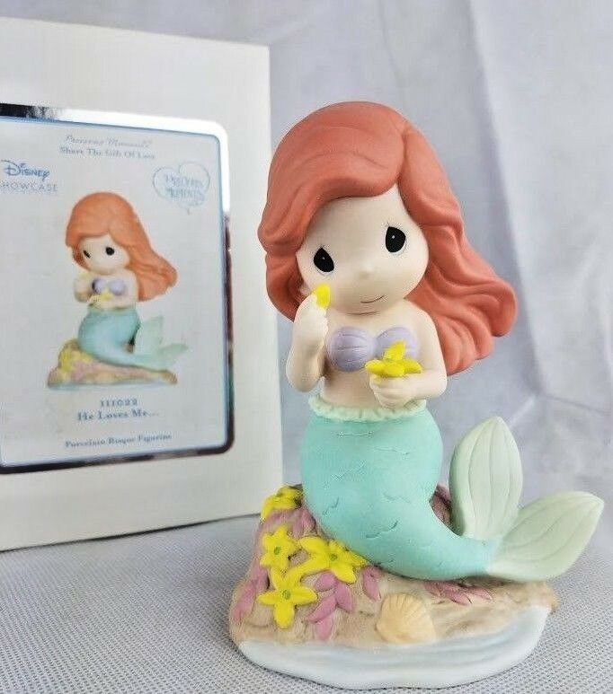 Precious Moments Disney Little Mermaid He Loves Me (RARE)