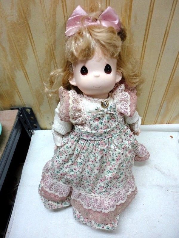 VTG. Precious Moments Composition Doll - 