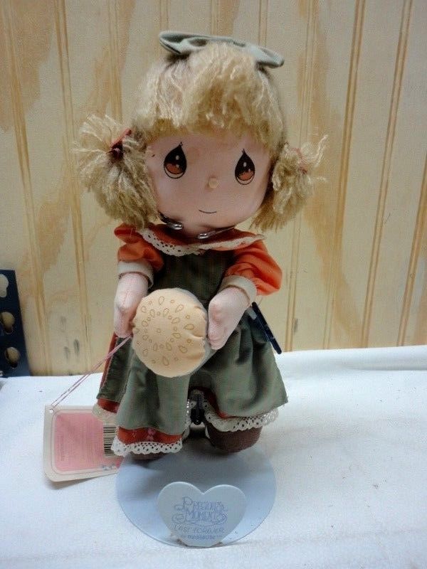 VTG. Precious Moments Stuffed Cloth Doll - Dolls of the Month 