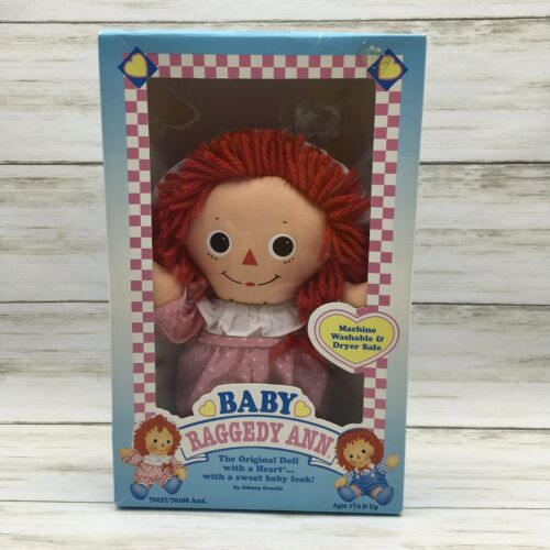 Vintage 1989 Playskool Baby Raggedy Ann Plush Doll