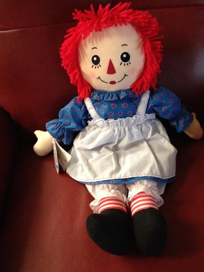 Raggedy Ann Doll, Hasbro brand, new with tags, excellent condition