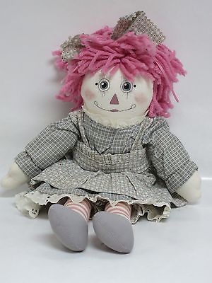 Vintage Raggedy Ann with Pink Hair 16