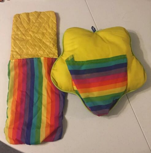 Vintage Hallmark Mattel 1983 Rainbow Brite Sleeping Bag & Star Pillow