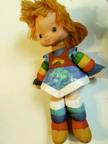 Vintage Rainbow Brite Hallmark 1983 Doll Plush Plastic 18