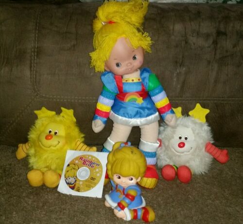 Vintage Rainbow brite doll & friends lot