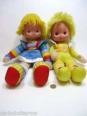 Vintage 1983 Rainbow Brite & Canary Yellow Large 20