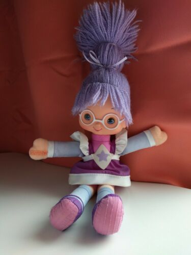 Vintage Mattel Hallmark 1983 Rainbow Brite Shy Violet Doll 11 inch Purple Bright