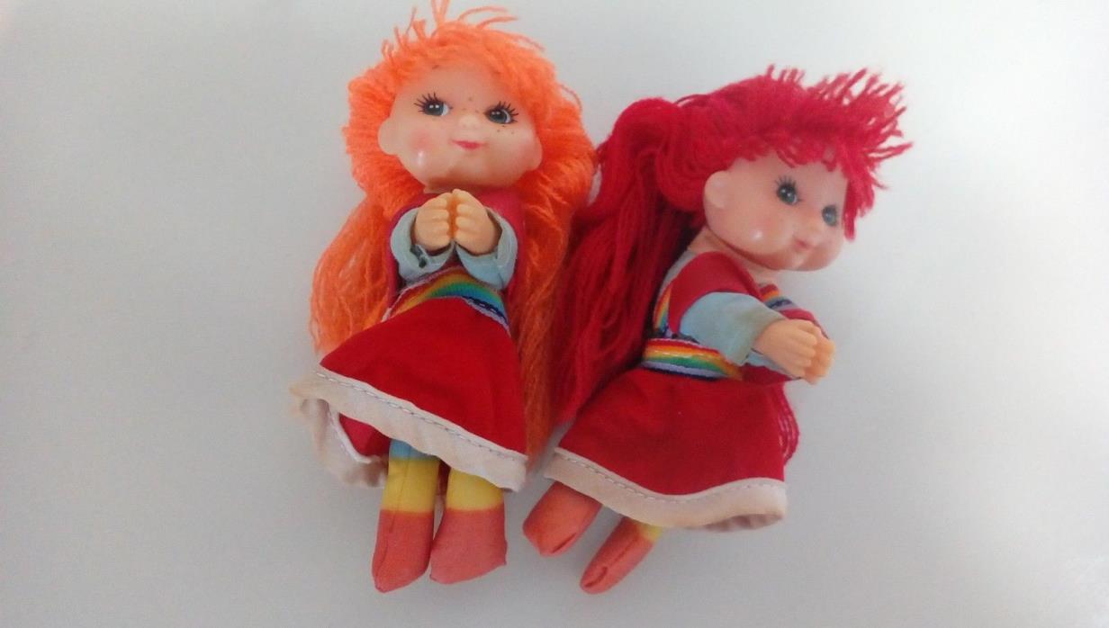 Vintage Rainbow Brite pair of pencil grabber huggers