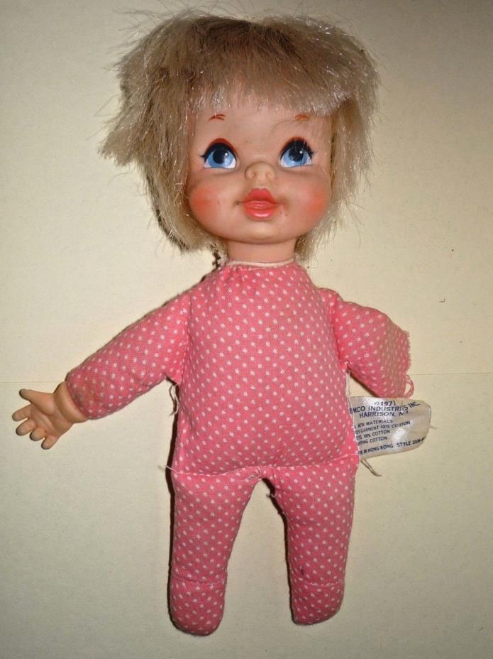 1971 Remco Industries 9 Inch Doll with Missing Arm