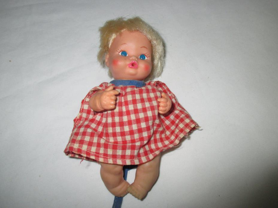 vintage sweet april doll 1971 remco moving arms dress