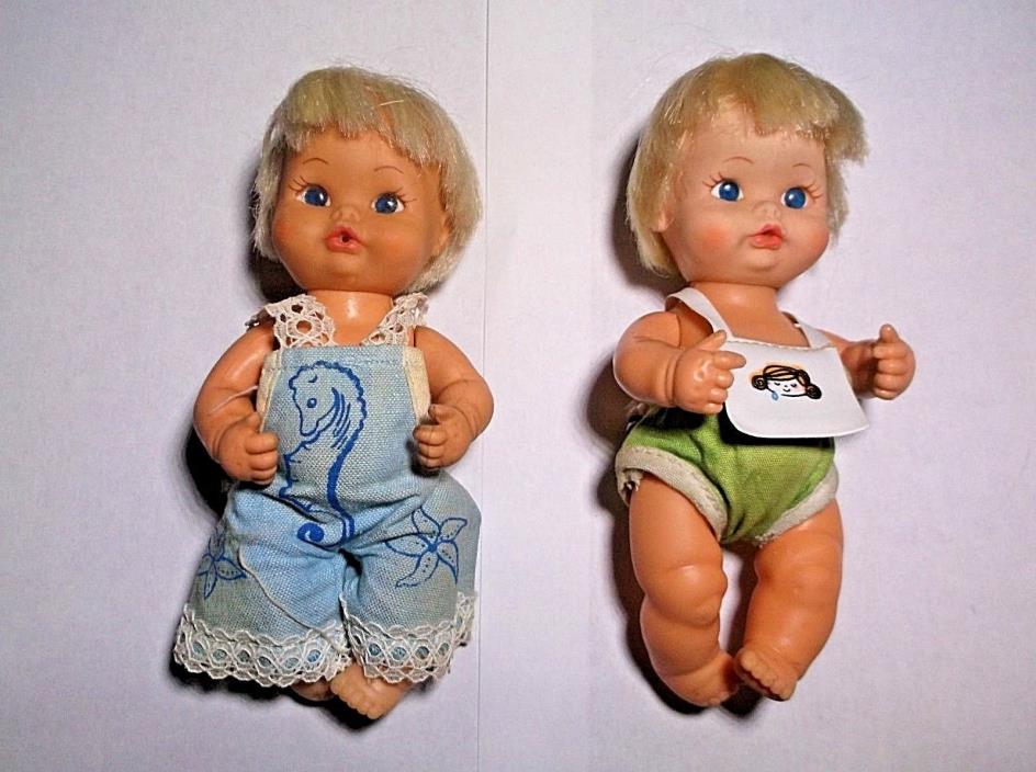 2 Vintage 1971 Remco Sweet April Doll