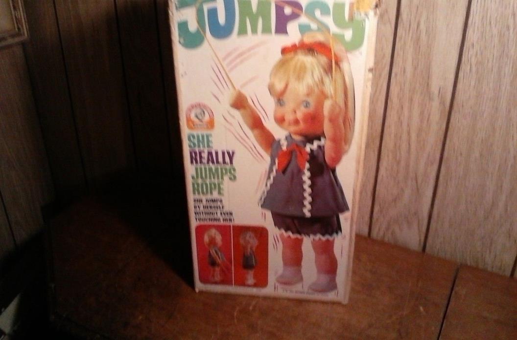 ORIGINAL 1970 REMCO JUMPSY DOLL AND BOX