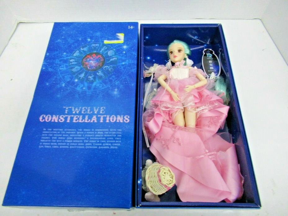 Twelve Constellations Anime Doll 12 Joint Body VIRGO(8.23-9.22) Birthday Gift