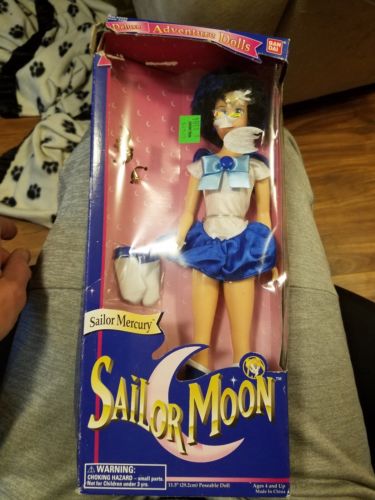 VINTAGE RARE Sailor Mercury Adventure Doll Sailor Moon Doll 6