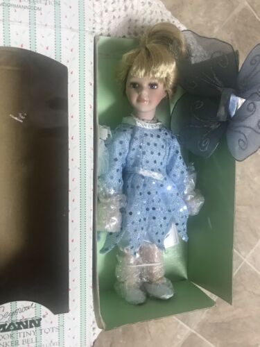 TINKER BELL Seymour Mann Storybook Tiny Tots Doll Porcelain 10