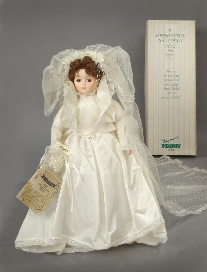 Victorian Bride Doll by Seymour Mann, Audrey, 18” Tall.