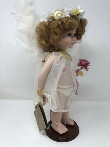 Vtg Seymour Mann Angie Porcelain Doll New COA Signature Series Eda Mann W/Box