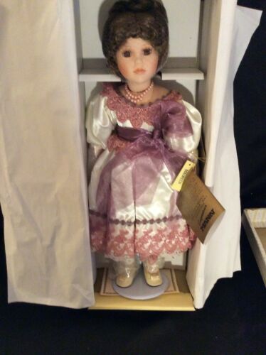 Seymour Mann MAUREEN Porcelain Victorian Doll Limited Edition 1989 COA 16