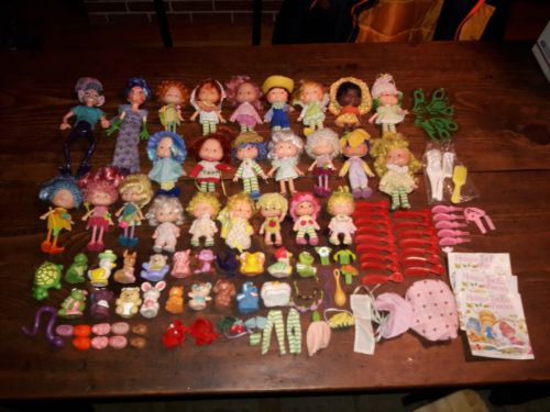 HUGE Vintage Strawberry Shortcake figures dolls animals and accessories lot