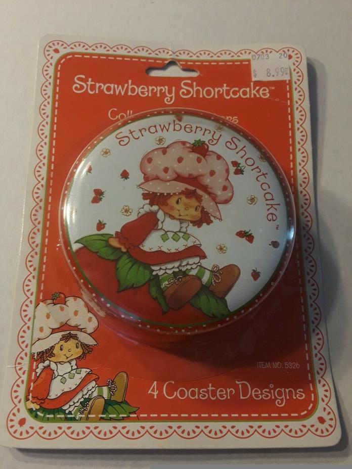 strawberry shortcake coasters
