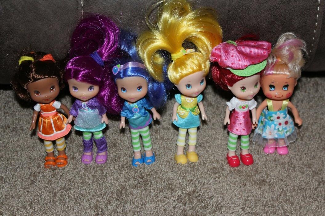 Lot of 6 Strawberry Shortcake & Friends Scented 6