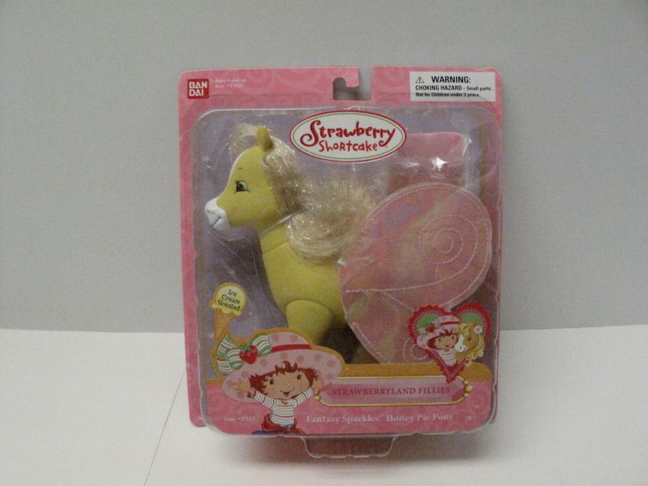 NEW Strawberry Shortcake Strawberryland Fillies Fantasy Sparkles Honey Pie Pony