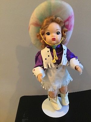 Doll Terri Lee original wig and Cowgirl Costume 1950s