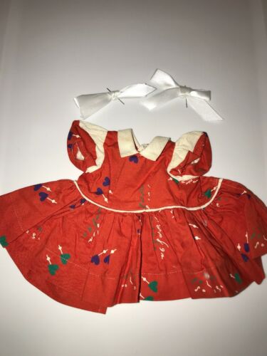 Doll Clothing Terri Lee Shorthand Secret Dress 1950s Tagged