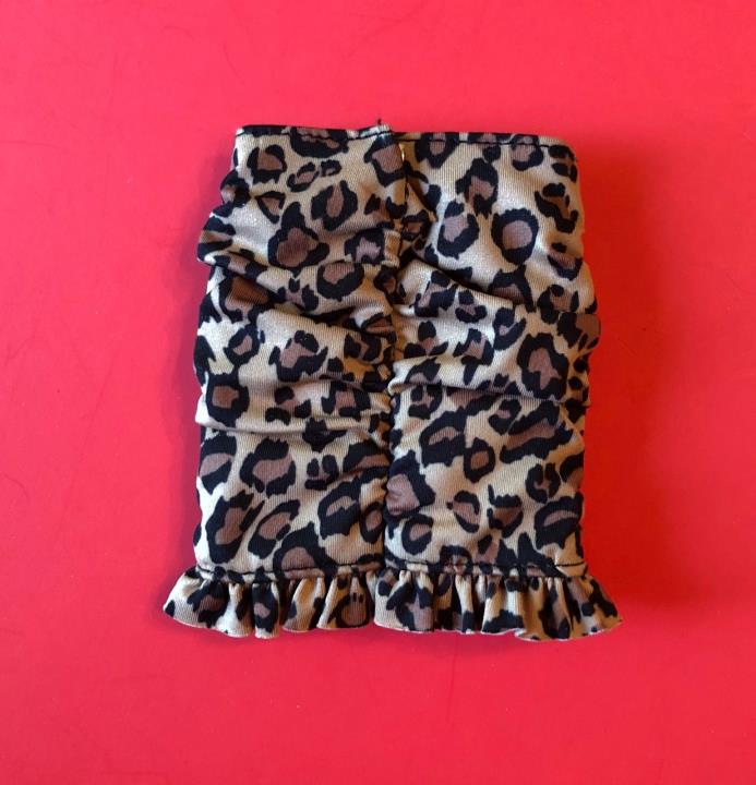 Tonner Ellowyne Wilde LEOPARD PRINT RUCHED SKIRT WITH RUFFLE