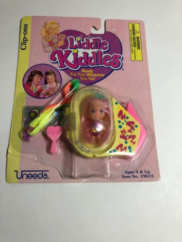 LIDDLE KIDDLES MIP UNEEDA 1996 CLIP-ONS PINK HAIR