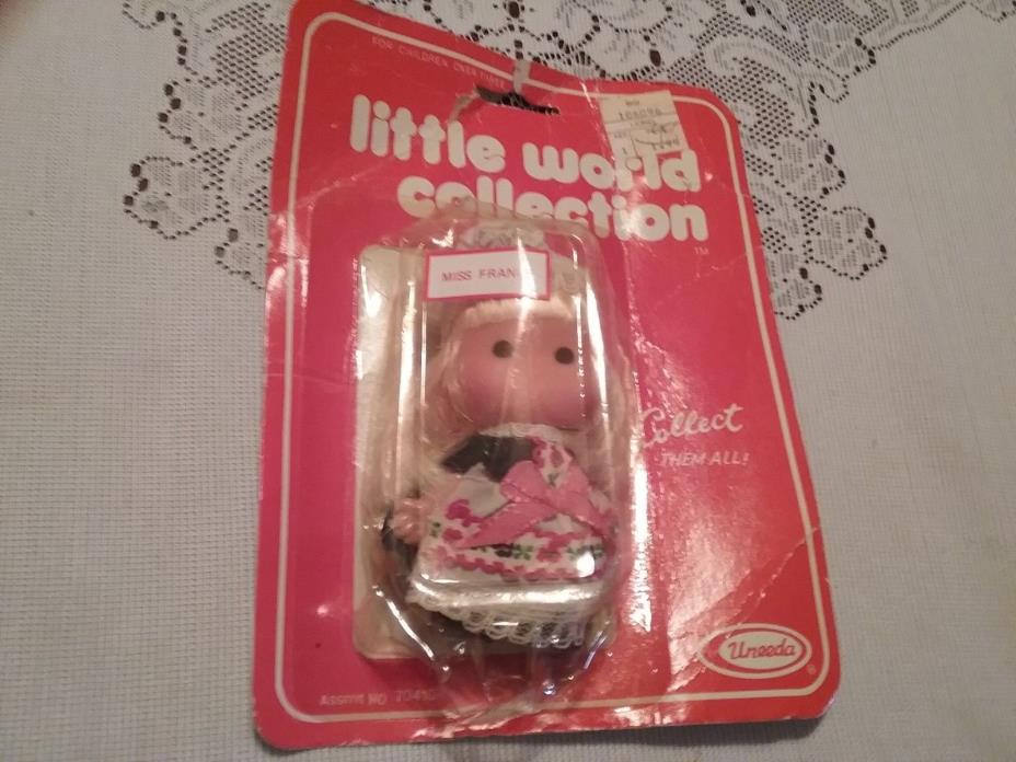 Vintage Uneeda Dolls Miss France RARE Little World Collection Doll NEW Sealed